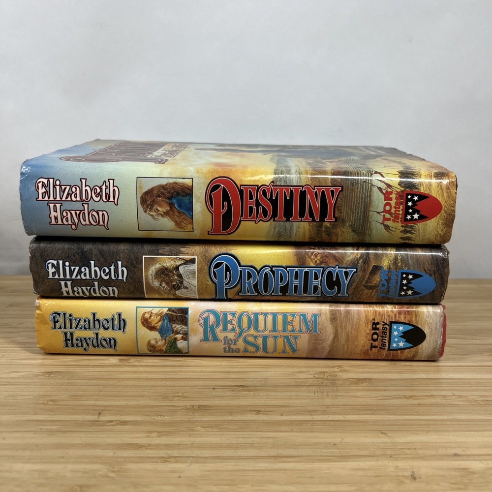 Elizabeth Haydon Symphony of Ages Lot 3 Hardcover Prophecy Destiny Requiem Sun